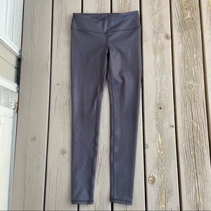 ALO YOGA Black Glossy Airbrush Leggings